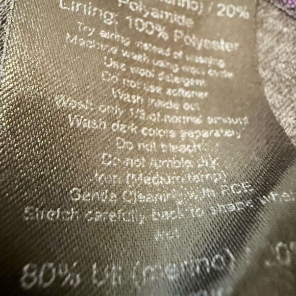 Ulvang Women’s Purple & Gray Long Sleeve Merino Wool Blend Running Sport Top SzL - Picture 14 of 14